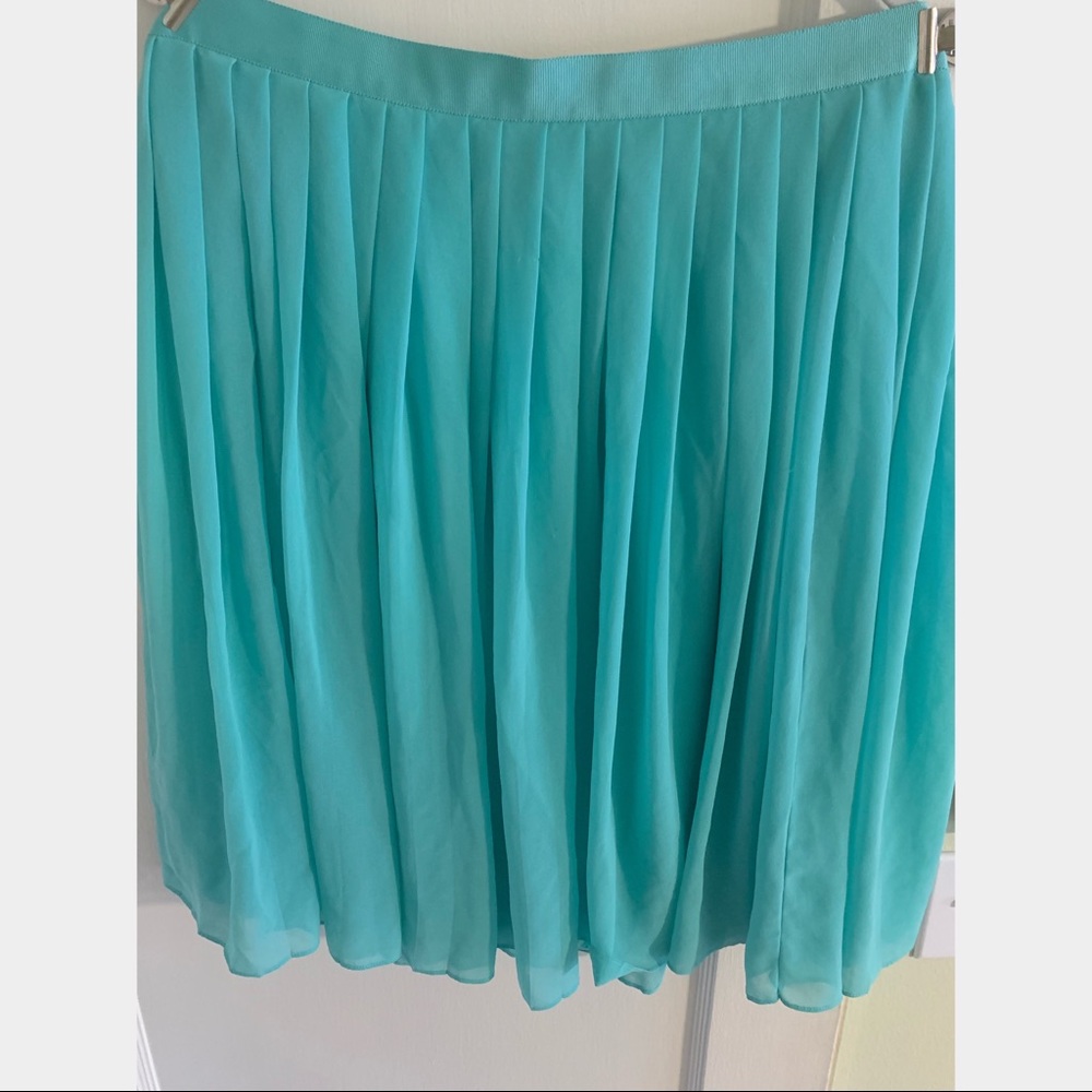 Light teal/aqua skirt plus size - Picture 1 of 4